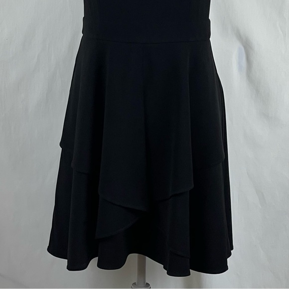 Adelyn Rae Black Ruffled Dress Size M - Picture 4 of 12